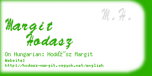 margit hodasz business card